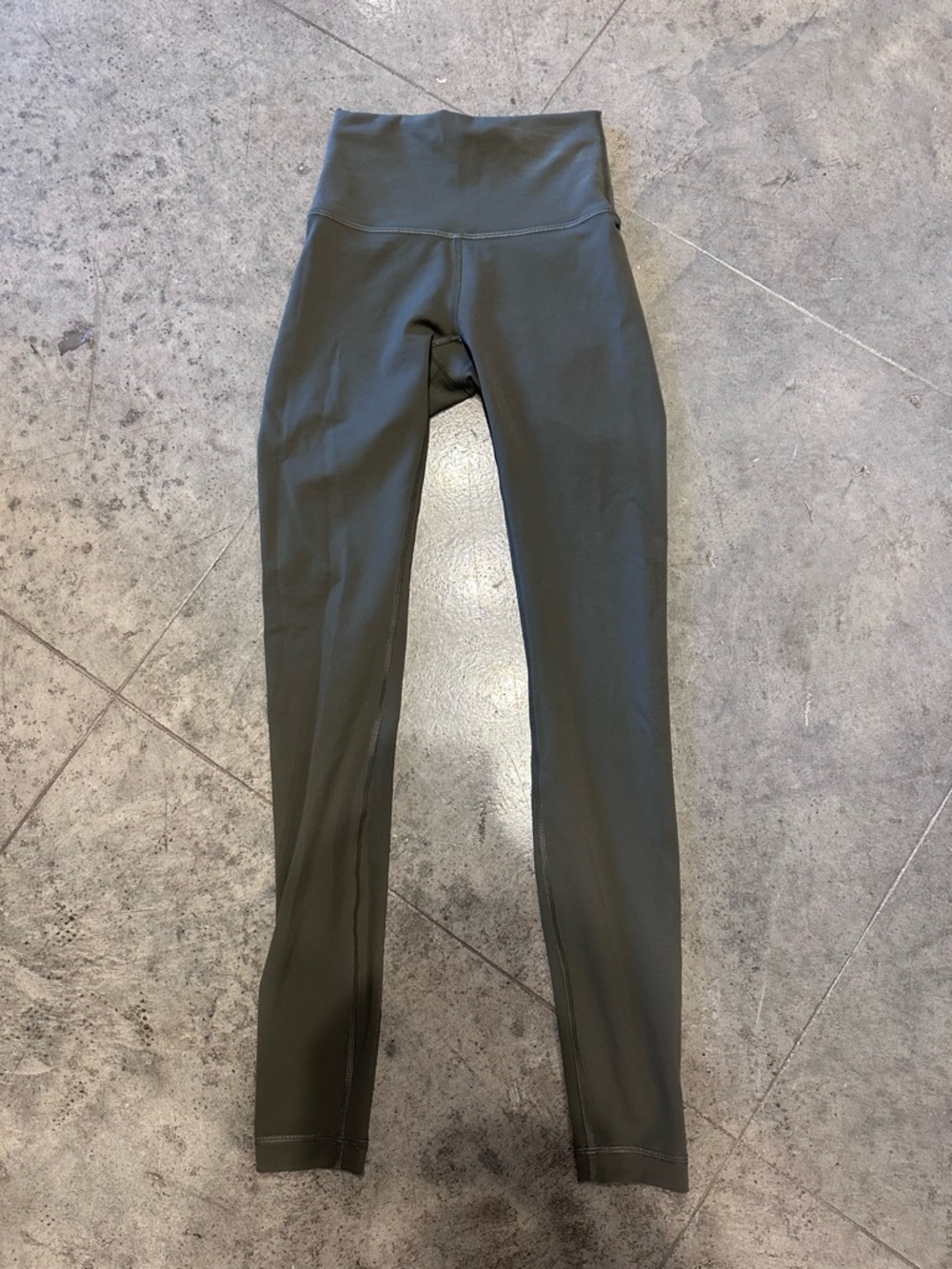 Lululemon Wunder Train High-Rise Leggings - Olive Green